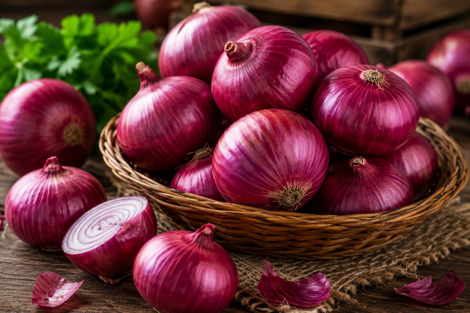 Fresh Onion & Vegetables